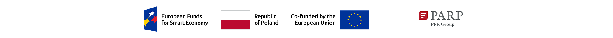 European Funds for Smart Economy, Republic of Poland, Co-funded by the European Union, PARP PFR Group