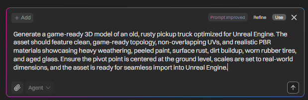 Improved user prompt.